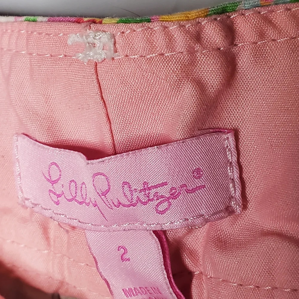 Lilly Pulitzer Resort White Gardens By the Sea Bright Floral Walsh Shorts size 2